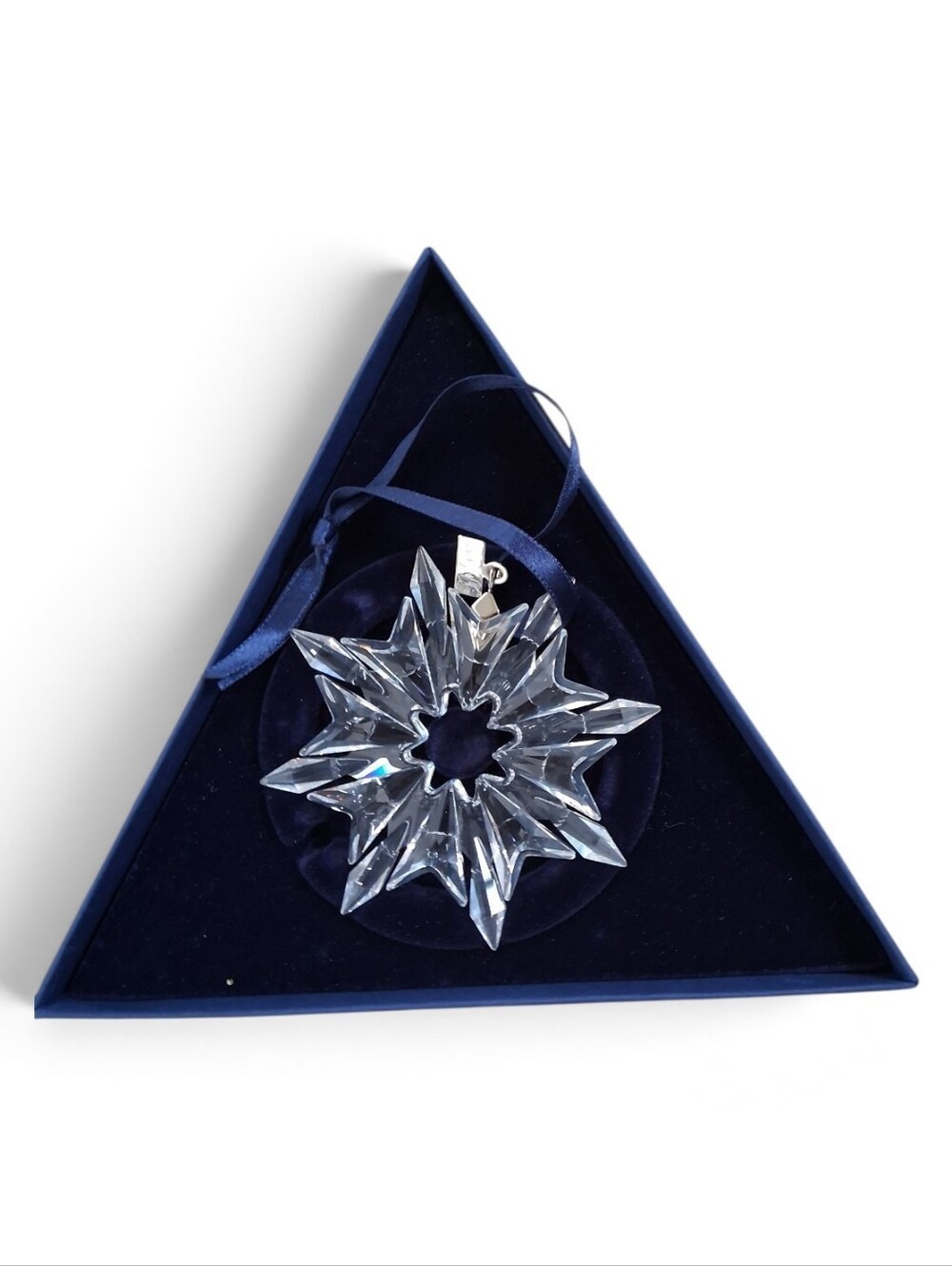 Swarovski Crystal Christmas Ornament 2003 Annual Edition Star Snowflake MIB